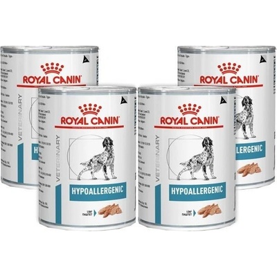 Royal Canin Veterinary Health Nutrition Dog Hypoallergenic 4 x 400 g