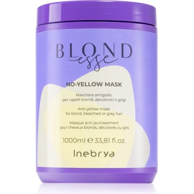 BLONDesse No-Yellow Mask маска за коса неутрализиращ жълтеникавите оттенъци 1000ml