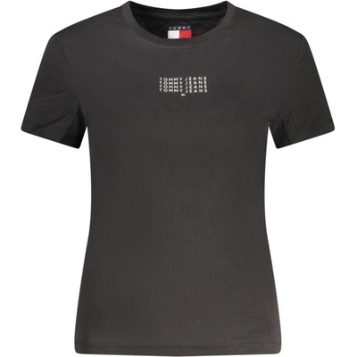 Tommy Hilfiger Дамска тениска с къс ръкав tommy hilfiger, Размер s, Цвят Черен (dw0dw21841_nebds)