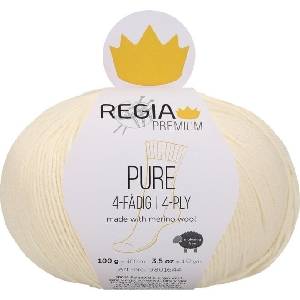 Regia Premium Pure 00002 Cream Плетива прежда (9801644-00002)