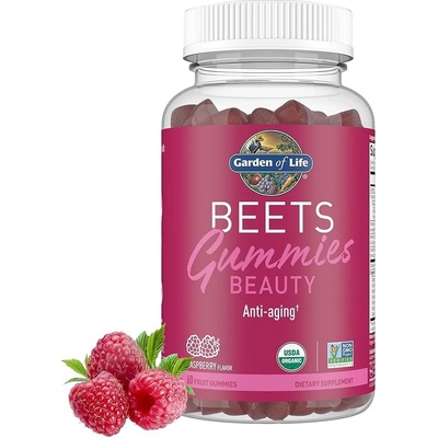 Garden of Life Beauty vitamíny s příchutí řepy a maliny 60 gumídků