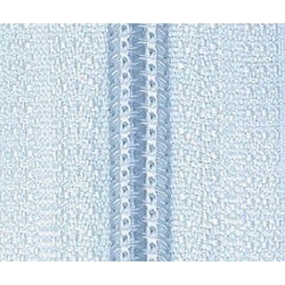Zip spirálový dělitelný No 6 délka 45 až 75 cm - dvoucestný barva 27 světle modrá délka 75 cm