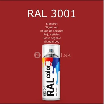 Zollex Deco Blik RAL 3001 signálová červená 400 ml