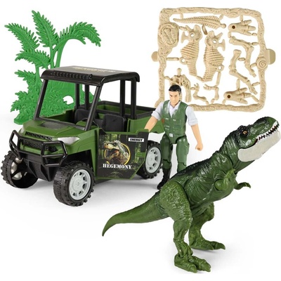 Rappa Sada dino park s autem a dinosaurem se zvukem