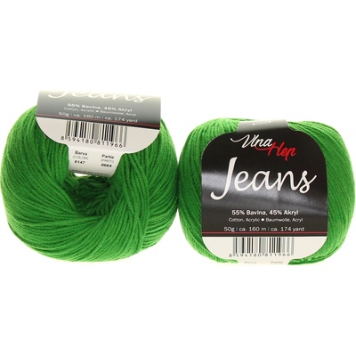 Vlna Hep Jeans zelená 8147