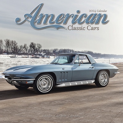 American Classic Cars Square Car Wall 16 Month 2024