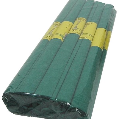 Krepový papír 50x200cm tmavě zelený