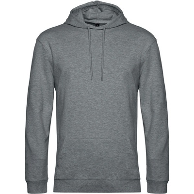 B&C mikina Hoodie s kapucí pánská COT01U03Wx4800 heather mid