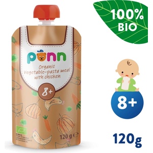 Salvest Ponn BIO Пиле с паста 120 g (3000496)