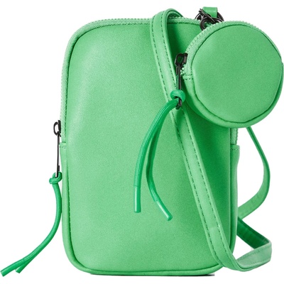 Bershka Чанта за през рамо тип преметка зелено, размер One Size