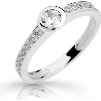 Cutie Diamonds zásnubný prsteň z bieleho zlata s diamantmi DZ6879 2357 10 X 2