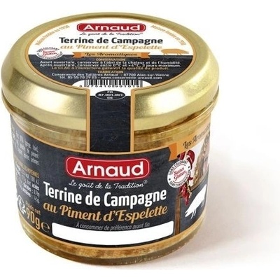 Arnaud Farmářská terina s uzenou paprikou Espelette 90 g