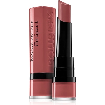 Bourjois Rouge Velvet The Lipstick matná rtěnka 33 Rose Water 2,4 g