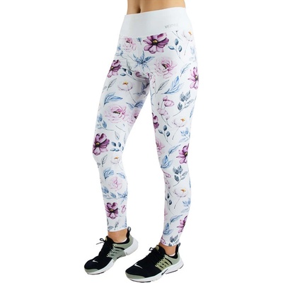 VFstyle dámské legíny flowers biele