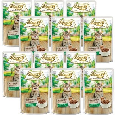 Stuzzy Bocconcini, mokré krmivo pre mačky, králičie mäso v želatíne, 12 x 85 g