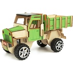 TOOKYLAND Комплект Tooky Land - Направи сам 3D, дървен камион (LT098) - ozone