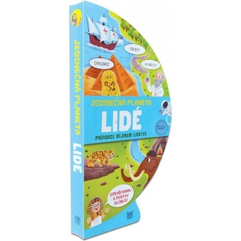 Jedinečná planeta - Lidé / Rozkládací kniha s pevnými listy ve tvaru globusu