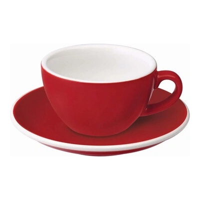 Loveramics Egg Flat White šálka Červená 150 ml