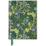Flame Tree Publishing William Morris: Seaweed (Foiled Pocket Journal) | Flame Tree Publishing