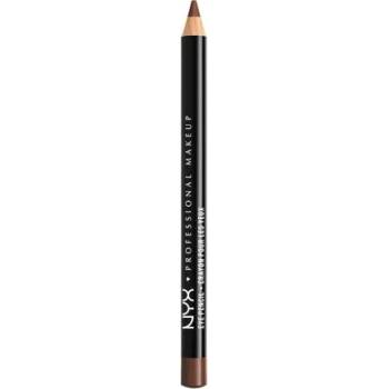 NYX Professional Makeup Slim Eye Pencil кремообразен молив за очи нюанс 903 Dark Brown