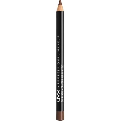 NYX Professional Makeup Slim Eye Pencil кремообразен молив за очи нюанс 903 Dark Brown