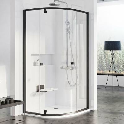 Ravak Pivot Sprchový kout čtvrtkruh 90x90 cm, třídílný, PSKK3-90 37677300Z1
