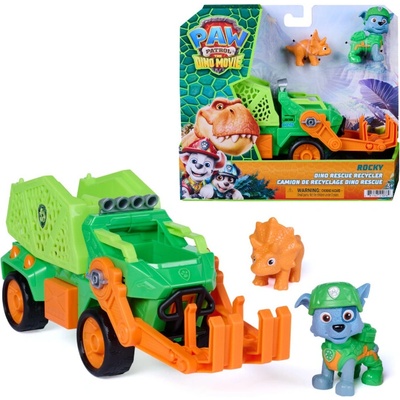 Spin Master Tlapková patrola Dinosaury figúrka s autíčkom Rocky