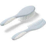 BabyOno Четка и гребен за коса с неплъзгаща се дръжка Blue (570-05)