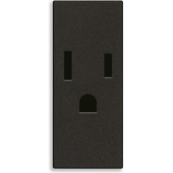 Vimar 30242. G Контакт Linea 2P+E 15A USA SICURY, 1М, Black, (VM30242.G)