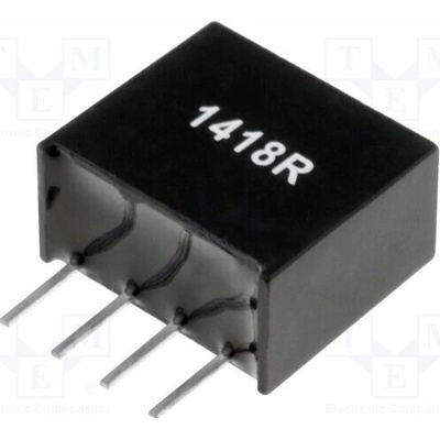 MEAN WELL SMU01L-09 Měnič: DC/DC; 1W; Uvst: 4,5÷5,5VDC; Uvýst: 9VDC; Ivýst: 110mA; SIP4