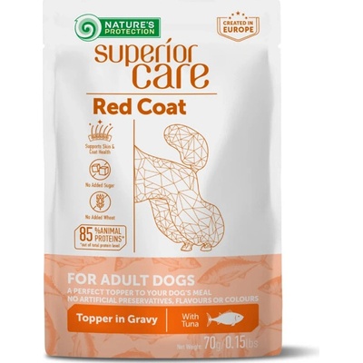Nature's Protection Dog Superior Care Red Coat Adult Tuna 70 g