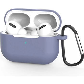 Techsuit Силиконов калъф с карабинер за Apple Airpods Pro 3 - Techsuit Silicone Case (син) (KF2356308)