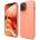 elago Soft Silicone Case - силиконов (TPU) калъф за iPhone 12 Pro Max (оранжев)