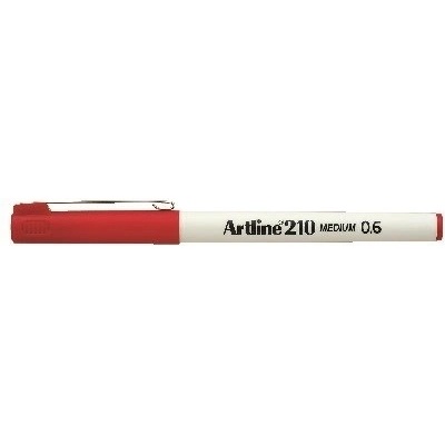 Artline Fineliner 210 M 0.6 червен (EK-210 RED)