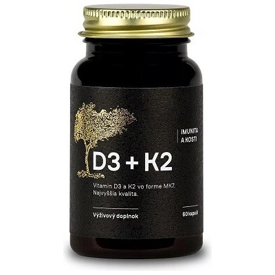 Apothecary Vitamín D3 + K2 60 kapsúl