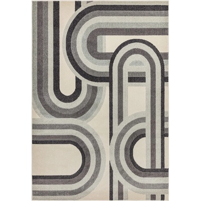 Asiatic Carpets Сиво-бежов килим 160x230 cm Nova Retro Grey - Asiatic Carpets (NOVA160230NV29)