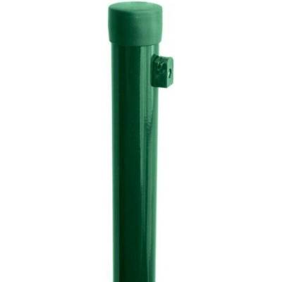 Sloupek plotový Ideal Zn + PVC zelený s příchytkou – 1750×38 mm
