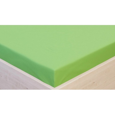 Tegatex Prostěradlo Jersey s elastanem světle zelené 90x200