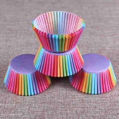 Adge košíčky na mini muffiny Barevné 5cm x 3,5 cm 100 ks