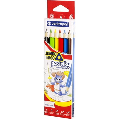 Centropen JUMBO ERGO 6 barev 192932