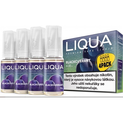 Ritchy Liqua Elements 4Pack Blackcurrant 4 x 10 ml 12 mg
