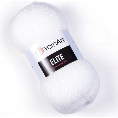 Priadza YarnArt Elite 100g 300m 150 biely