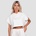 GymBeam Дамски суичър Relay Cropped Pearl XL