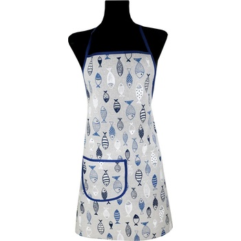 Kuchyňská zástěra rybky Uni Béžová