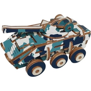 Woodcraft construction kit Woodcraft Дървен 3D пъзел Бронирано превозно средство (XC-G014H)