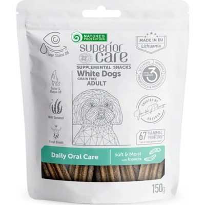 Nature's Protection Superior Care White Dogs Snack Oral Care 150 g