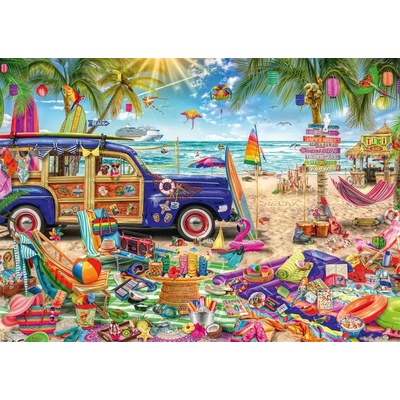 - Puzzle A Sunny Break at the Seaside - 1 000 piese