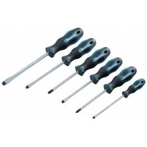 Makita Комплект отвертки makita 6 части (4 бр. слот + 2 бр. плоски) e-10506 (e-10506)