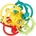 Moni Toys Силиконова дрънкалка топка Moni Toys (112879)
