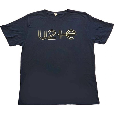 U2 I+E 2015 Tour Dates (Back Print & Ex-Tour) Navy Blue M Риза (<![CDATA[U2TOURTS33MN02]]>)
